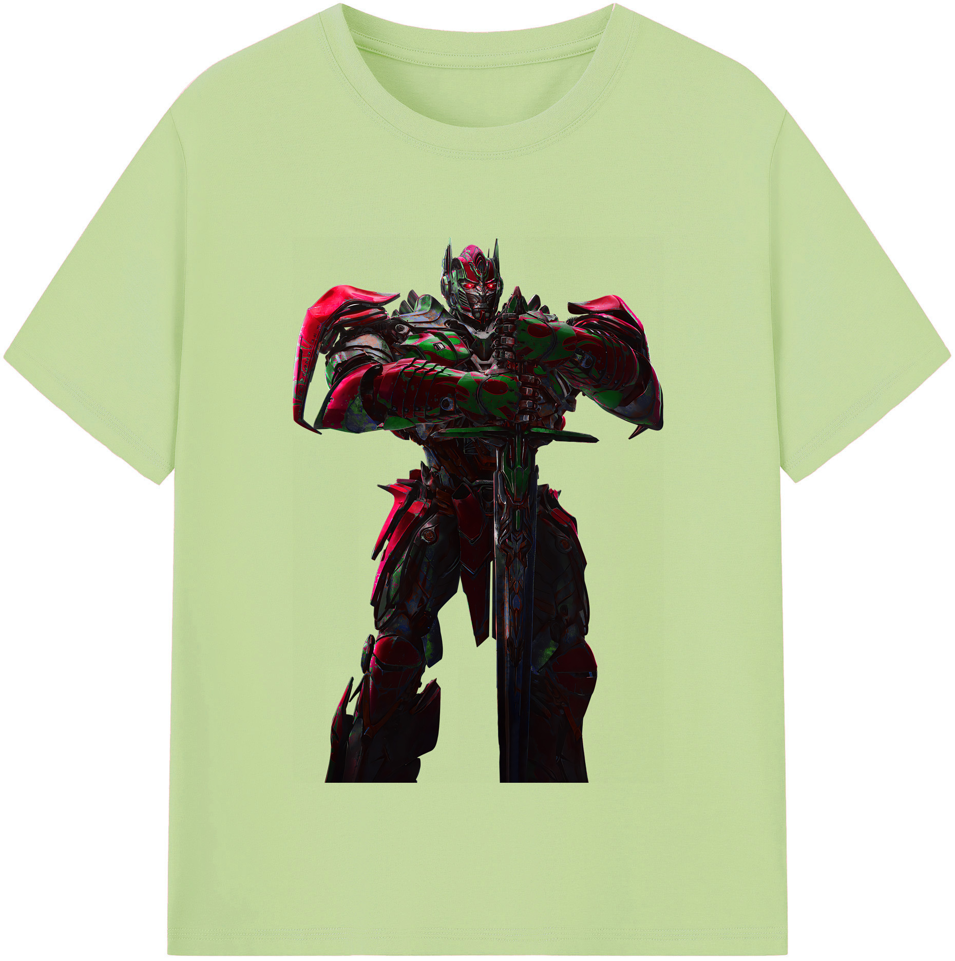 （画像用） Transformers トランスフォーマー 綿100％半袖Tシャツ（フロントプリント）